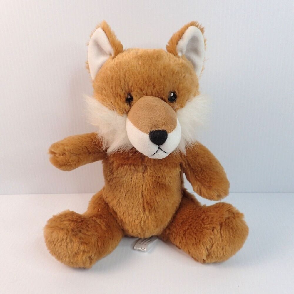 Steven Smith Fox Plush 8” Stuffed Animal Doll Woodland Soft Embroidered Sewn Eye